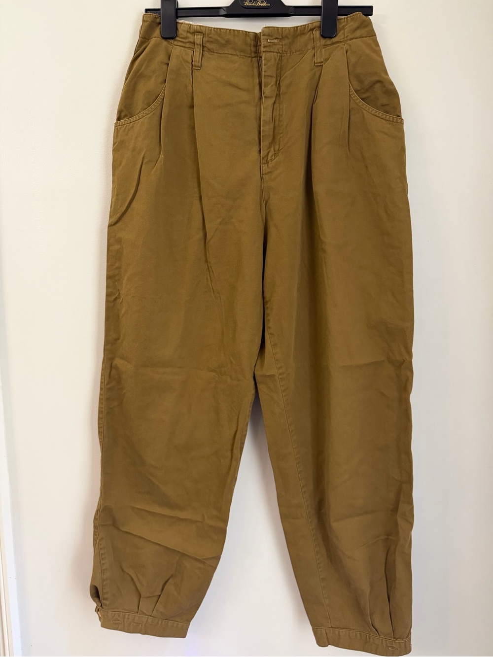 Patagonia Women’s Cotton Baggy Tapered Button Cuff Hiking Pants Brown Sz16
#B655 - Picture 1 of 10